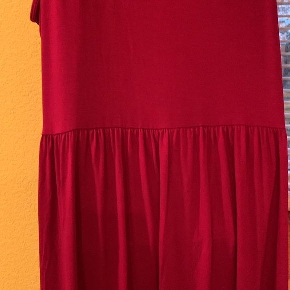 AVA & VIV dark pink long dress size 3X 24 waist/26 waist - Picture 5 of 7